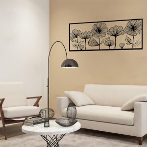 Gelincik Çiçek Motifli Duvar Süsü