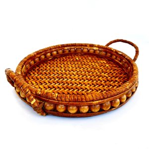 SÜ-KA El Yapımı Hasır Tepsi